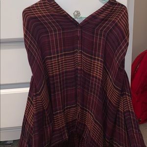 Free people oversized flannel